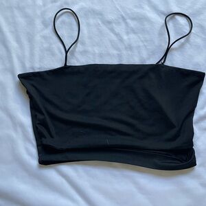 Black Women's Spaghetti Strap Top